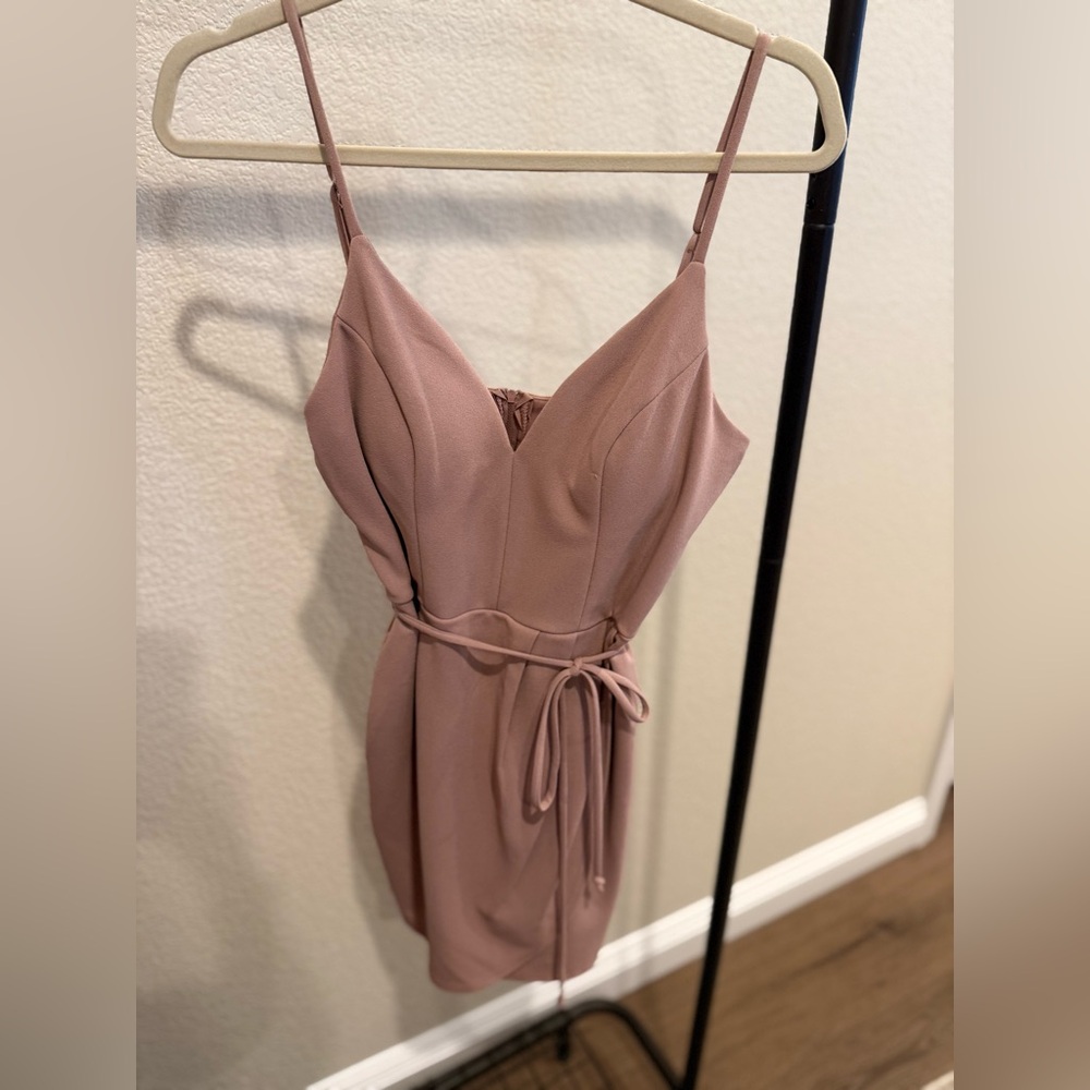 Honey and Rosie Mauve Mini Dress